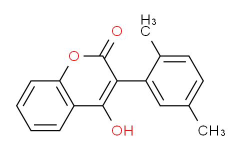 CAS No. 73791-11-4, 3-(2,5-Dimethylphenyl)-4-hydroxy-2H-chromen-2-one