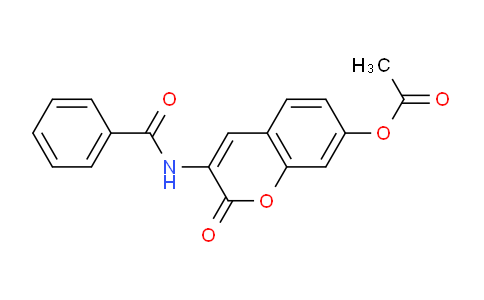CAS No. 7149-94-2, 3-Benzamido-2-oxo-2H-chromen-7-yl acetate