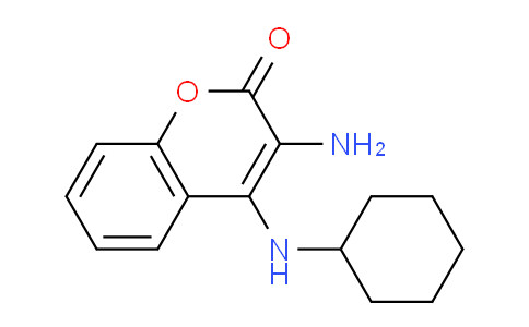 CAS No. 69405-46-5, 3-Amino-4-(cyclohexylamino)-2H-chromen-2-one