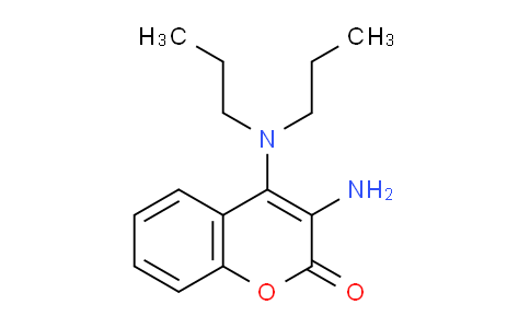 CAS No. 69405-47-6, 3-Amino-4-(dipropylamino)-2H-chromen-2-one