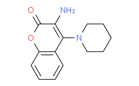 CAS No. 38464-24-3, 3-Amino-4-(piperidin-1-yl)-2H-chromen-2-one
