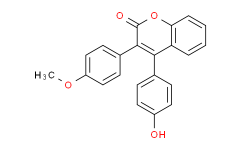 CAS No. 3449-31-8, 4-(4-Hydroxyphenyl)-3-(4-methoxyphenyl)-2H-chromen-2-one