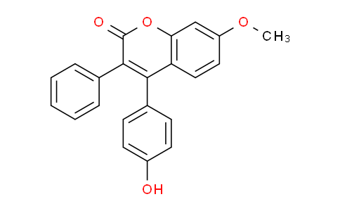 CAS No. 33257-83-9, 4-(4-Hydroxyphenyl)-7-methoxy-3-phenyl-2H-chromen-2-one