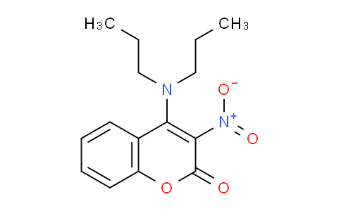 CAS No. 50527-32-7, 4-(Dipropylamino)-3-nitro-2H-chromen-2-one