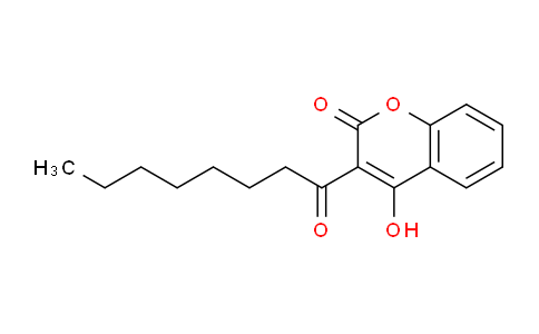 CAS No. 36953-90-9, 4-Hydroxy-3-octanoyl-2H-chromen-2-one