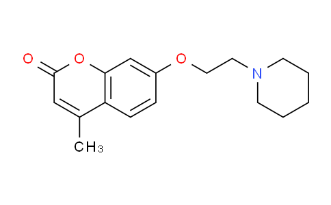 CAS No. 54536-29-7, 4-Methyl-7-(2-(piperidin-1-yl)ethoxy)-2H-chromen-2-one