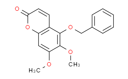 CAS No. 68691-84-9, 5-(Benzyloxy)-6,7-dimethoxy-2H-chromen-2-one