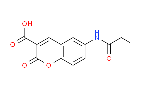 CAS No. 91330-22-2, 6-(2-Iodoacetamido)-2-oxo-2H-chromene-3-carboxylic acid