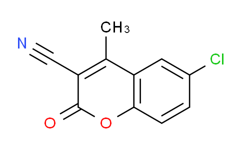 CAS No. 56394-24-2, 6-Chloro-4-methyl-2-oxo-2H-chromene-3-carbonitrile