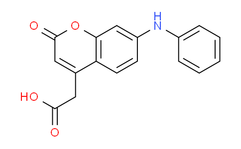 CAS No. 82412-15-5, 2-(2-Oxo-7-(phenylamino)-2H-chromen-4-yl)acetic acid