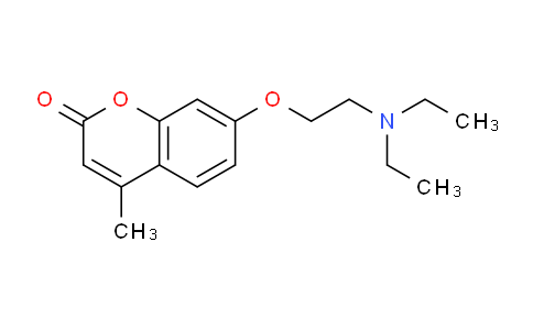 CAS No. 5410-53-7, 7-(2-(Diethylamino)ethoxy)-4-methyl-2H-chromen-2-one