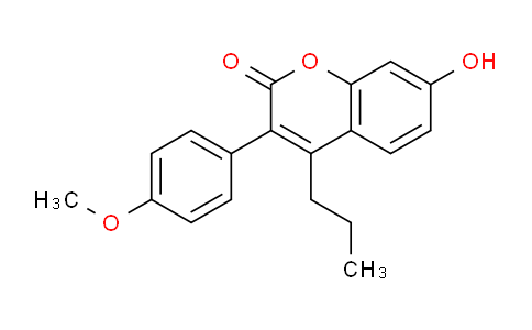 CAS No. 5219-18-1, 7-Hydroxy-3-(4-methoxyphenyl)-4-propyl-2H-chromen-2-one