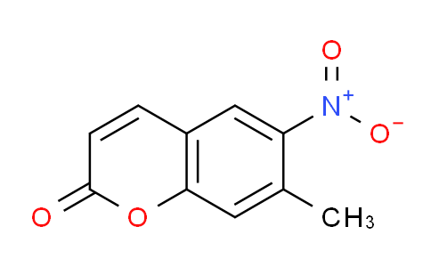 CAS No. 53666-75-4, 7-Methyl-6-nitro-2H-chromen-2-one
