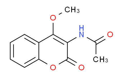 CAS No. 88369-13-5, N-(4-Methoxy-2-oxo-2H-chromen-3-yl)acetamide