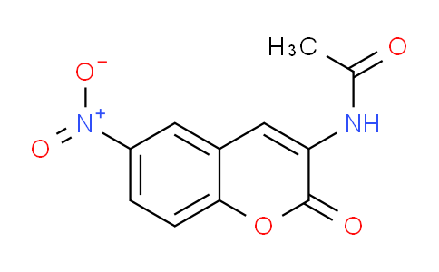 CAS No. 787-63-3, N-(6-Nitro-2-oxo-2H-chromen-3-yl)acetamide