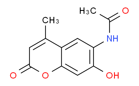 CAS No. 91569-85-6, N-(7-Hydroxy-4-methyl-2-oxo-2H-chromen-6-yl)acetamide