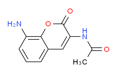 CAS No. 97126-21-1, N-(8-Amino-2-oxo-2H-chromen-3-yl)acetamide