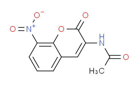 CAS No. 840-05-1, N-(8-Nitro-2-oxo-2H-chromen-3-yl)acetamide