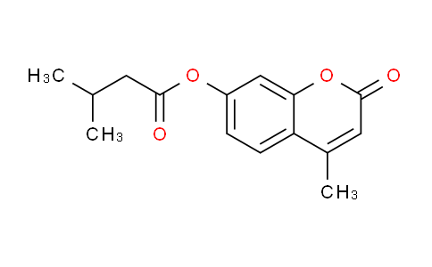 CAS No. 66185-68-0, 4-Methyl-2-oxo-2H-chromen-7-yl 3-methylbutanoate
