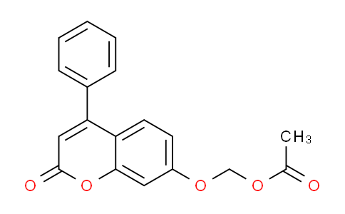 CAS No. 89316-44-9, ((2-Oxo-4-phenyl-2H-chromen-7-yl)oxy)methyl acetate