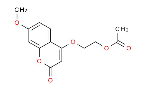 CAS No. 88484-52-0, 2-((7-Methoxy-2-oxo-2H-chromen-4-yl)oxy)ethyl acetate