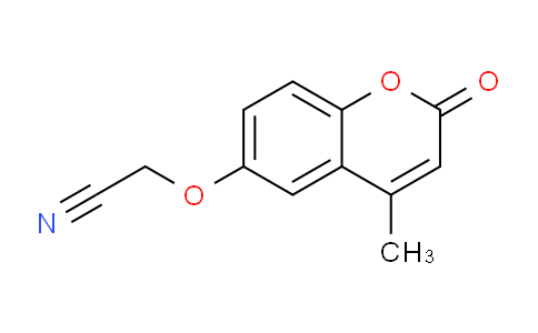 CAS No. 65031-11-0, 2-((4-Methyl-2-oxo-2H-chromen-6-yl)oxy)acetonitrile