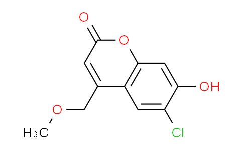 CAS No. 175205-11-5, 6-Chloro-7-hydroxy-4-(methoxymethyl)-2H-chromen-2-one