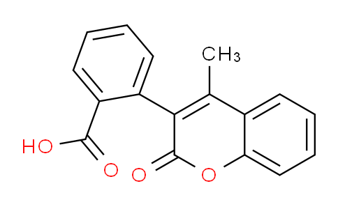 CAS No. 89141-06-0, 2-(4-Methyl-2-oxo-2H-chromen-3-yl)benzoic acid