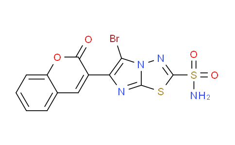 MC756148 | 183999-74-8 | 5-Bromo-6-(2-oxo-2H-chromen-3-yl)imidazo[2,1-b][1,3,4]thiadiazole-2-sulfonamide