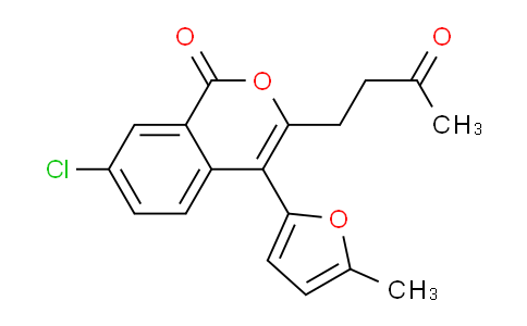 917571-23-4 | 7-Chloro-4-(5-methylfuran-2-yl)-3-(3-oxobutyl)-1H-isochromen-1-one