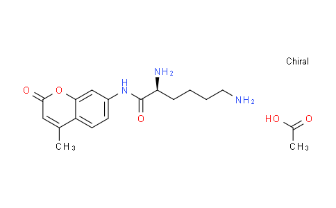 CAS No. 201853-23-8, (S)-2,6-diamino-N-(4-methyl-2-oxo-2H-chromen-7-yl)hexanamide acetate