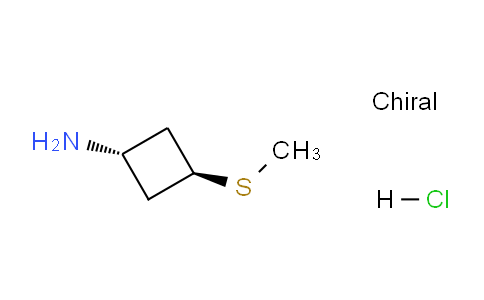 CAS No. 2059915-02-3, trans-3-(Methylthio)cyclobutanamine Hydrochloride