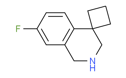 CAS No. 1283718-61-5, 7'-Fluoro-2',3'-dihydro-1'H-spiro[cyclobutane-1,4'-isoquinoline]