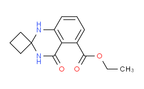 CAS No. 1272756-15-6, Ethyl 4'-oxo-3',4'-dihydro-1'H-spiro[cyclobutane-1,2'-quinazoline]-5'-carboxylate