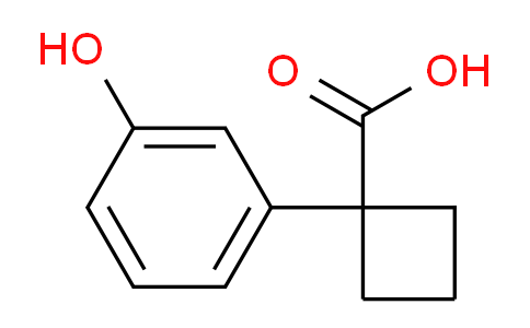 CAS No. 1307837-71-3, 1-(3-hydroxyphenyl)cyclobutane-1-carboxylic acid