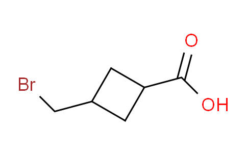 CAS No. 10555-42-7, 3-(Bromomethyl)cyclobutanecarboxylic acid