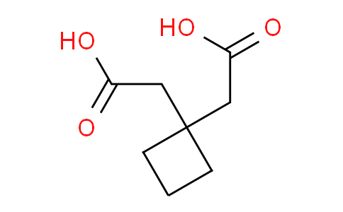 CAS No. 1075-98-5, 2,2'-(cyclobutane-1,1-diyl)diacetic acid