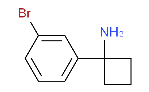 CAS No. 1098349-39-3, 1-(3-bromophenyl)cyclobutan-1-amine