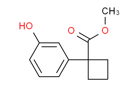 CAS No. 1257398-12-1, methyl 1-(3-hydroxyphenyl)cyclobutane-1-carboxylate