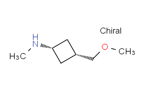 CAS No. 1268521-13-6, cis-3-(Methoxymethyl)-N-methylcyclobutanamine