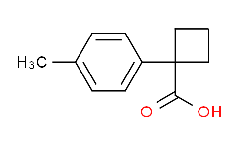 CAS No. 50921-38-5, 1-(p-tolyl)cyclobutane-1-carboxylic acid