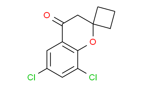 CAS No. 1169847-93-1, 6,8-Dichlorospiro[chroman-2,1'-cyclobutan]-4-one