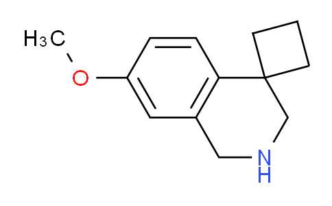 CAS No. 1314790-90-3, 7'-Methoxy-2',3'-dihydro-1'H-spiro[cyclobutane-1,4'-isoquinoline]