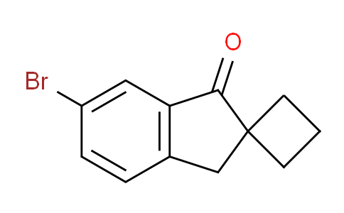 CAS No. 1383985-14-5, 6'-Bromospiro[cyclobutane-1,2'-inden]-1'(3'H)-one