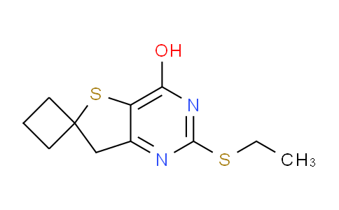 CAS No. 1422354-54-8, 2'-(Ethylthio)-7'H-spiro[cyclobutane-1,6'-thieno[3,2-d]pyrimidin]-4'-ol