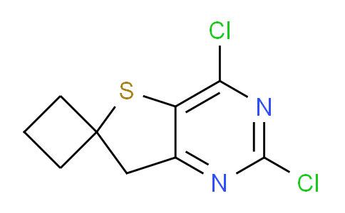 CAS No. 1422354-56-0, 2',4'-Dichloro-7'H-spiro[cyclobutane-1,6'-thieno[3,2-d]pyrimidine]