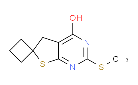 CAS No. 1823920-47-3, 2'-(Methylthio)-5'H-spiro[cyclobutane-1,6'-thieno[2,3-d]pyrimidin]-4'-ol