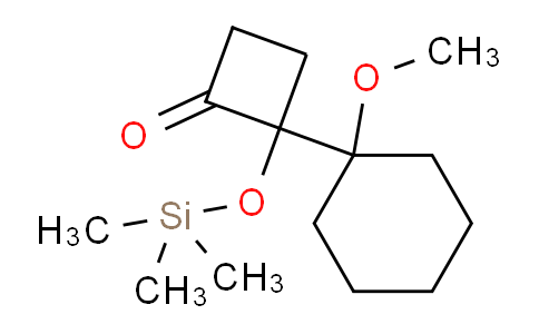 CAS No. 69152-08-5, 2-(1-Methoxycyclohexyl)-2-((trimethylsilyl)oxy)cyclobutanone