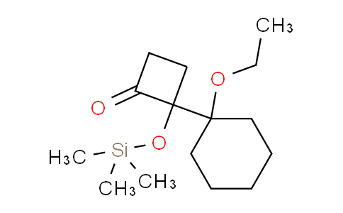 CAS No. 69152-09-6, 2-(1-Ethoxycyclohexyl)-2-((trimethylsilyl)oxy)cyclobutanone