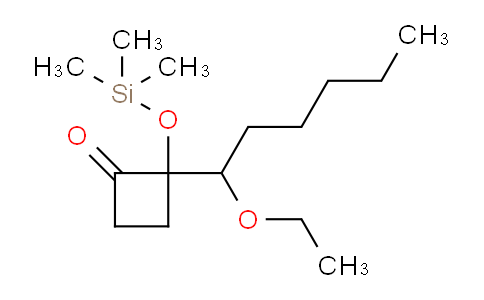 CAS No. 69152-11-0, 2-(1-Ethoxyhexyl)-2-((trimethylsilyl)oxy)cyclobutanone